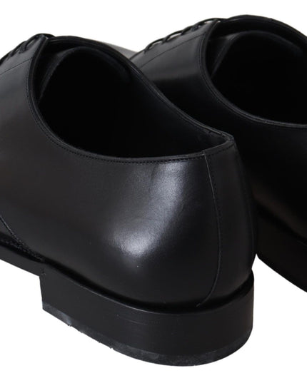 Dolce & Gabbana Black Leather SARTORIA Hand Made Shoes