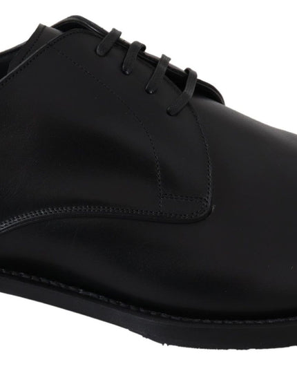 Dolce & Gabbana Black Leather SARTORIA Hand Made Shoes