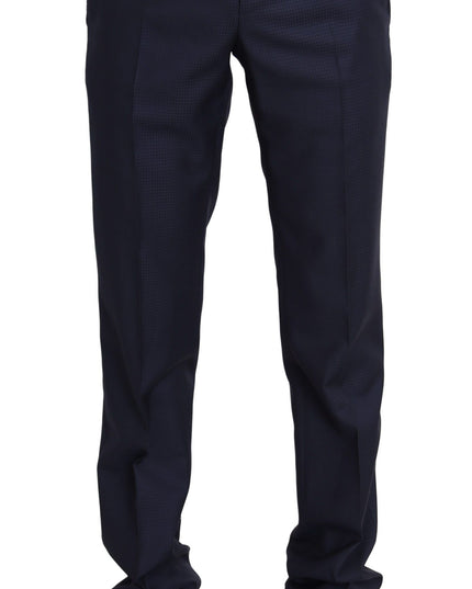 Dolce & Gabbana Navy Blue Dress Formal Men Trouser Pants