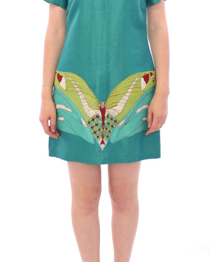 Lanre Da Silva Ajayi Green Above Knee Mini Dress