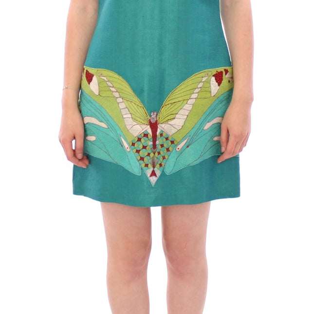 Lanre Da Silva Ajayi Green Above Knee Mini Dress