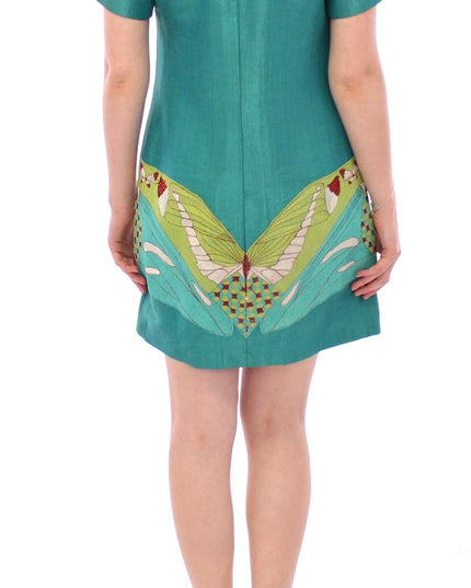 Lanre Da Silva Ajayi Green Above Knee Mini Dress
