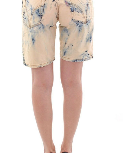 Dolce & Gabbana Blue Cotton Washed Jeans Shorts Pants