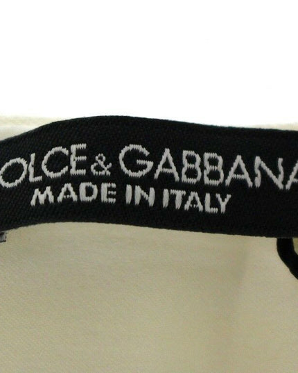Dolce & Gabbana White Waist Silk Cummerbund Belt