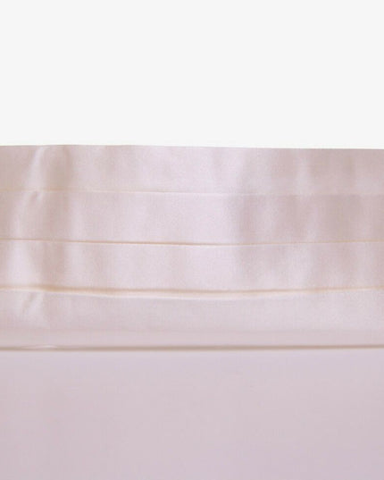 Dolce & Gabbana White Waist Tuxedo Smoking Belt Cummerbund
