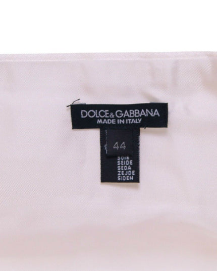 Dolce & Gabbana White Waist Tuxedo Smoking Belt Cummerbund