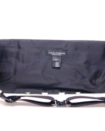 Dolce & Gabbana Black Waist Smoking Tuxedo Cummerbund Belt