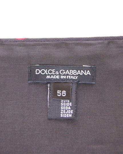 Dolce & Gabbana Black Waist Smoking Tuxedo Cummerbund Belt