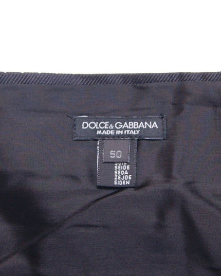 Dolce & Gabbana Black Waist Smoking Tuxedo Cummerbund Belt