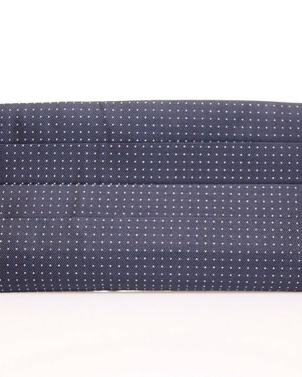 Dolce & Gabbana Blue Waist Smoking Tuxedo Cummerbund Belt