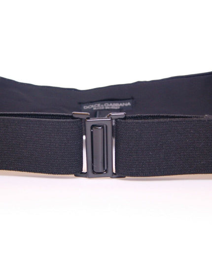 Dolce & Gabbana Blue Waist Smoking Tuxedo Cummerbund Belt