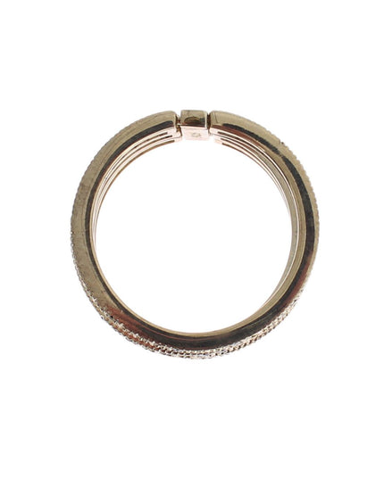 Nialaya Black CZ 925 Sterling Silver Womens Ring