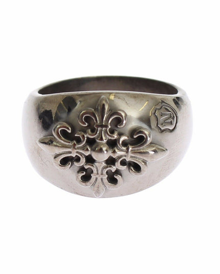 Nialaya Silver 925 Sterling Authentic  Crest Ring