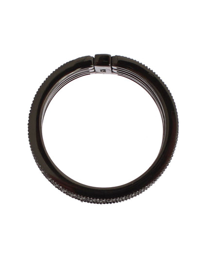 Nialaya Black CZ 925 Sterling Silver Womens