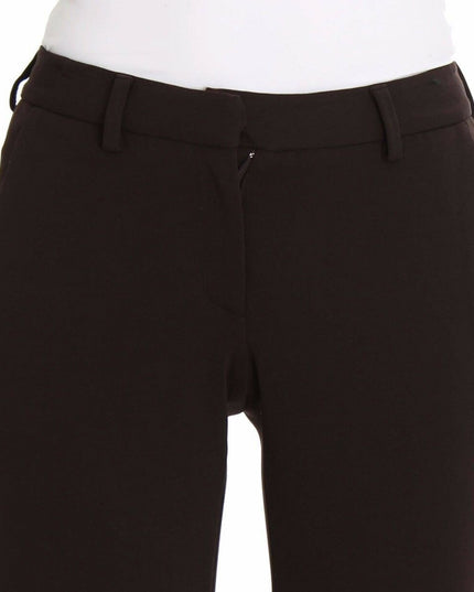 Ermanno Scervino Brown Stretch Casual Trousers Pants