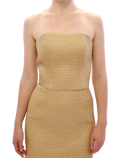 Andrea Incontri Beige Silk Cami Tank Top