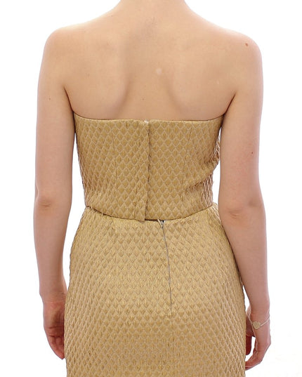 Andrea Incontri Beige Silk Cami Tank Top