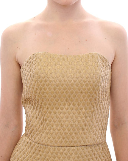 Andrea Incontri Beige Silk Cami Tank Top