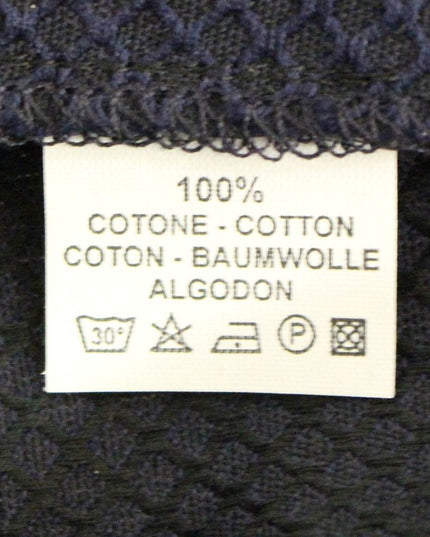 Andrea Incontri Blue Cropped Cotton Pants