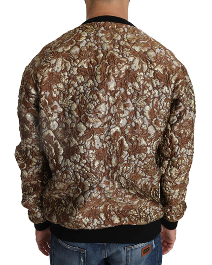 Dolce & Gabbana Multicolor MAMBO Jacquard Pineapple Pullover Sweater