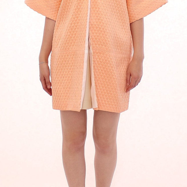 Andrea Incontri Pink Short Sleeves Jacket Coat