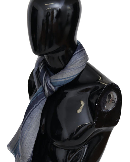 Missoni Multicolor Wool Striped Unisex Neck Wrap Shawl