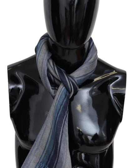 Missoni Multicolor Wool Striped Unisex Neck Wrap Shawl
