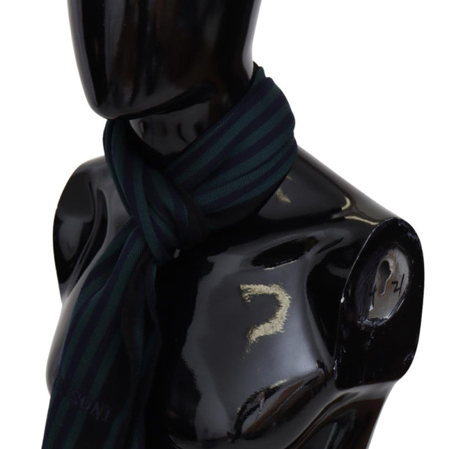 Missoni Multicolor Striped Wool Unisex Neck Wrap Shawl