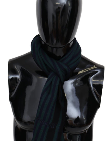 Missoni Multicolor Striped Wool Unisex Neck Wrap Shawl