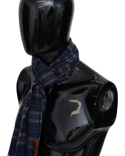 Missoni Multicolor Wool Striped Unisex Neck Wrap Shawl