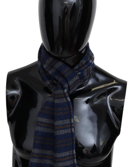 Missoni Multicolor Wool Striped Unisex Neck Wrap Shawl