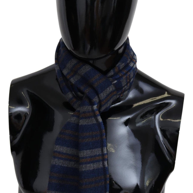 Missoni Multicolor Wool Striped Unisex Neck Wrap Shawl