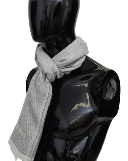 Missoni Beige 100% Wool Unisex Neck Wrap Scarf