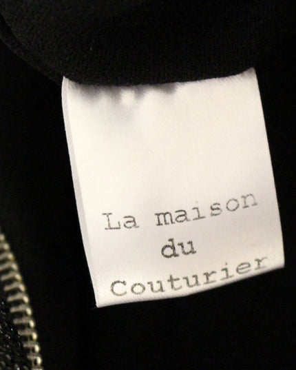 La Maison du Couturier Black Leather Jumpsuit