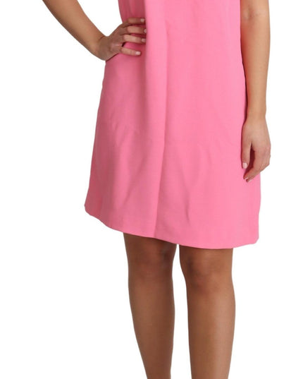 Dolce & Gabbana Pink Shift Sleeveless Knee Length Dress
