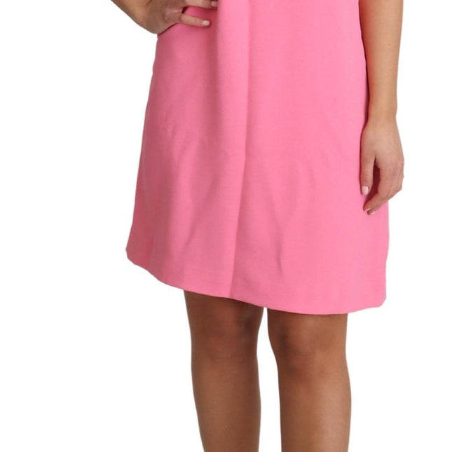 Dolce & Gabbana Pink Shift Sleeveless Knee Length Dress