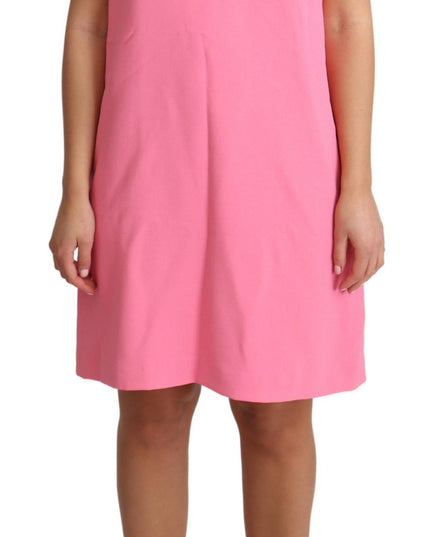 Dolce & Gabbana Pink Shift Sleeveless Knee Length Dress