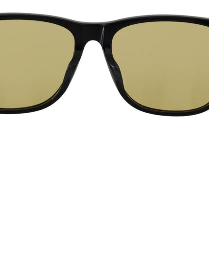 Diesel Black Frame DL0330-D 01E 57 Yellow Transparent Lenses Sunglasses