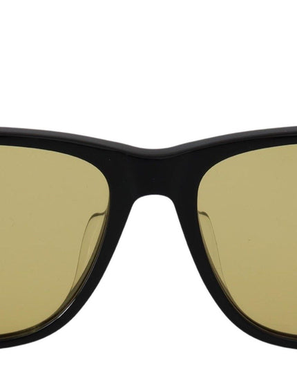 Diesel Black Frame DL0330-D 01E 57 Yellow Transparent Lenses Sunglasses