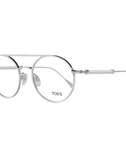 Tod's White Metal & Leather Glasses (Frames)
