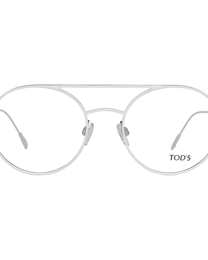 Tod's White Metal & Leather Glasses (Frames)