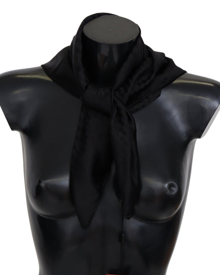 Missoni Black Wool Knit Unisex Neck Wrap Shawl Scarf