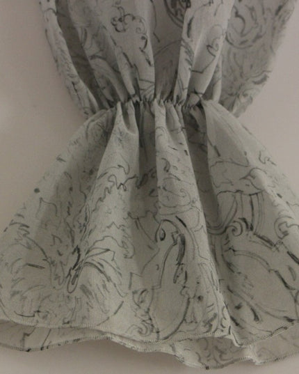 Vika Gazinskaya Blue Cotton Blouse Tunic