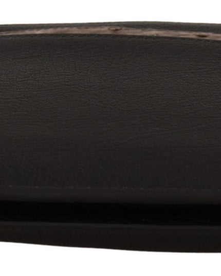 Dolce & Gabbana Black Exotic Leather Shoulder Sling Alta Sartoria Bag