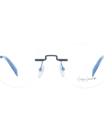 Yohji Yamamoto Gray Metal Glasses (Frames)