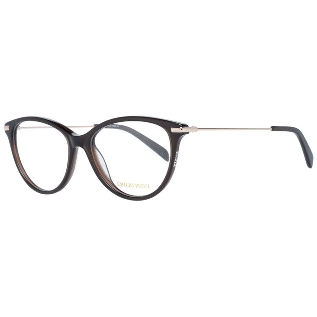 Emilio Pucci Brown Metal & Plastic Glasses (Frames)