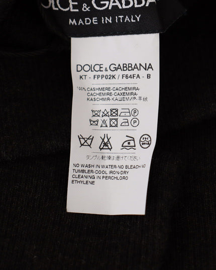 Dolce & Gabbana Gray Cashmere Tights Stocking Pantyhose Socks