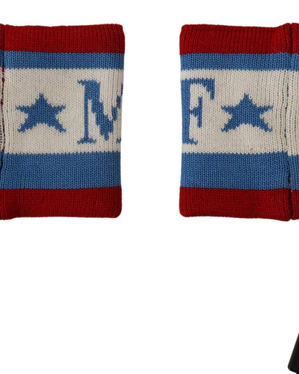 Dolce & Gabbana Multicolor King Of My Life Cashmere Wristband