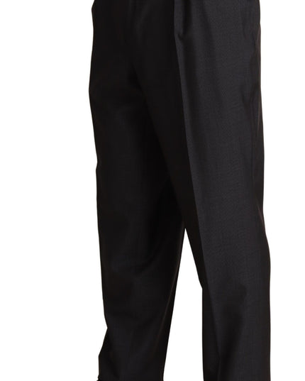 Dolce & Gabbana Gray Wool Blend Formal Trousers Pants