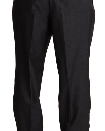 Dolce & Gabbana Gray Wool Blend Formal Trousers Pants